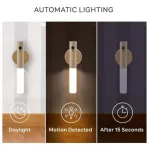 Barra Luz Tubo Led Sensor Movimiento Lampara Recargable Usb