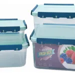 Set X4 Tupper Hermético Organizador Plástico Frio/caliente