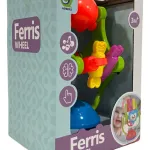 Sonajero Giratorio Estimulable Didactico Y Con Sonido Color Rojo Diseño Calesita