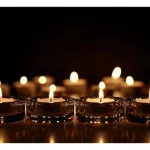 Mini Velas Decorativas Con Latita X50 Unidades P/hornito