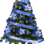 Arbol De Navidad Tronador Lujo 1,80mts Con Adornos Kit X60
