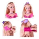 Cabeza De Muñeca Para Peinar Princess Con Accesorios Peluqueria Princesa