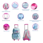 Mochila Carrito Escolar Carro Con Ruedas Infantil Para Niñas