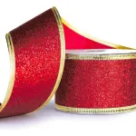 Cintas Navideñas Pack X3 6cm 2,70mt Adornos Navidad Decorar