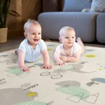 Alfombra Antigolpes Plegable Bebes Reversible 150x200cm