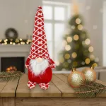 Muñeco De Navidad Gnomo Adorno Navideño Decoración 24cm