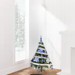 Arbol Navidad Tronador 1,20 + Kit 30 Azul Plata Black Friday
