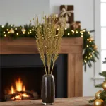 Ramas Espiga Decoración Navideña Adorno Navidad 72cm Pack X5