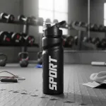 Botella De Acero Inoxidable 750ml A Rosca Con Pico Y Manija