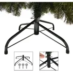 Arbol De Navidad Arbolito Pino Montañes Deluxe 1,30mts Base Metalica Verde