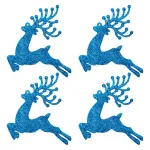 Set X4 Adorno Colgante Reno Navideño Deco Arbolito Navidad