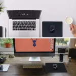 Mouse Pad Liso Escritorio Gamer Oficina Antideslizante