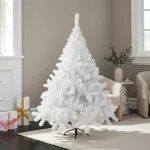 Arbol De Navidad Blanco Montañes Deluxe 1,30mts Decoracion