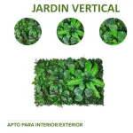Jardin Vertical Muro Verde Césped Pared Plantas Artificiales