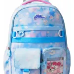 Mochila Escolar Infantil Carrito Con Ruedas Kawaii Flores