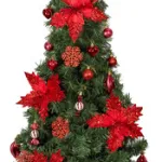 Arbol Navidad Tronador Slim Verde 1,50mt + Kit Decoracion