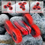 Auto A Radio Control Remoto Luz Giro 360° Acrobático Stunt