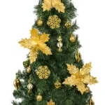 Arbol Navidad Tronador Slim Verde 1,50mt + Kit Decoracion