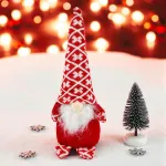 Muñeco De Navidad Gnomo Adorno Navideño Decoración 24cm