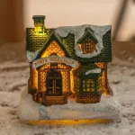 Casa Christmas Village Casita Navideña C/luz Deco A Pila X1