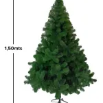 Árbol De Navidad Tradicional Expreso Polar Tronador De Lujo De 1.5m Verde
