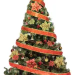 Arbol Navidad Tronador 1,80mts + Kit 60 Rojo Oro Cybermonday