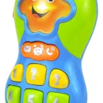 Telefono Juguete Celular Sonidos Luces Y Melodias Para Bebe Color Blanco