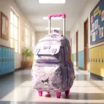 Mochila Escolar Infantil Carrito Con Ruedas Para Niñas Nenas