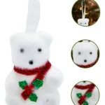 Adorno Colgante Árbol Navidad Oso X2 Decoración Navideña