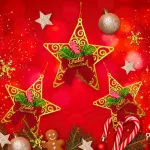 Estrella Decoración Navideña Para Arbol Deco Puerta