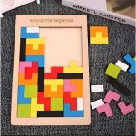 Tetris Rompecabezas De Madera Juego Didáctico 3d Puzzle