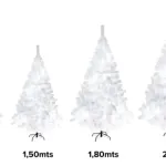 Arbolito De Navidad Arbolito Pino Blanco Tronador De Lujo 2.10m Decoración