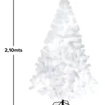 Arbolito De Navidad Arbolito Pino Blanco Tronador De Lujo 2.10m Decoración