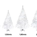 Arbolito De Navidad Arbolito Pino Blanco Tronador De Lujo 2.10m Decoración