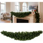 Guirnalda Rama Muerdago Curvo Navideño 2m X 30cm Deluxe