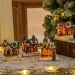 Casa Christmas Village Casita Navideña C/luz Deco A Pila X1