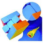 Cubo Magico Rompecabezas Profesional 3x3x3 Velocidad Rubik Estructura Amarillo