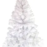 Arbol Navidad Blanco Tronador De Lujo 1.50m Pie Metal Deco