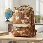 Mochila Escolar + Cartuchera Capibara Infantil Para Niños/as