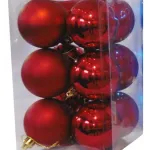 Adornos Navideños Set Bolas De Navidad 7cm X60 Unidades