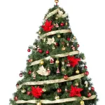 Arbolito Navidad Extra Lujo Patagonia 1.80m Adornos Rojo Oro