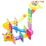 Bloques Magneticos 47 Piezas Laberinto De Bolitas Para Armar