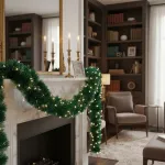 Guirnalda Boa Navidad Muerdago 9 Cm X 2 Mts Deco Navideña