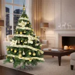 Arbolito Navideño Montañes Deluxe 2,10mts Decoración Oro