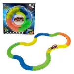 Pista Luminosa Flexible 80 Piezas Con Auto Luminoso