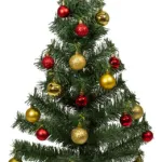 Arbol De Navidad Decorado Arbolito 90cm Pino Carioca Color Rojo/oro