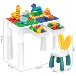 Mesa Didactica Infantil Construccion Silla 102 Bloques Niños