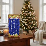 Adornos Decoración Árbol De Navidad Moños Brillante X12u