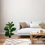 Planta Artificial 60cm Ficus Decoracion Interior Exterior Color Verde Oscuro