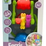 Sonajero Giratorio Estimulable Didactico Y Con Sonido Color Rojo Diseño Calesita